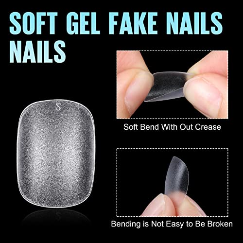 TOMICCA Extra Short Oval Nail Tips - Image 2