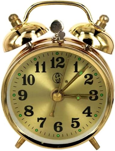 Reviews de Despertadores mecánicos y de cuerda los 10 mejores. 40 Luxuyvarna - Reloj despertador mecánico dorado con cuerda manual, estilo clásico, de metal, regalo