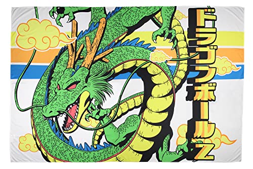 JUST FUNKY Dragon Ball Z Tapestry Wall Art Decor Vintage Shenron Character 53' x 81'