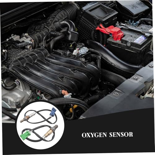 Sonde lambda lot de 2 avec connecteur spécifique compatible 9657632980 auto