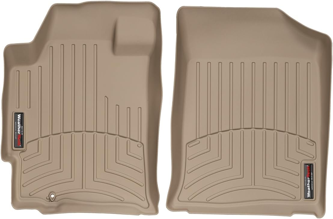 WeatherTech Custom Fit FloorLiners for Nissan Altima, Altima, Altima - 1st Row (451181), Tan