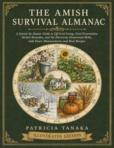 The Amish Survival Almanac: A Season-by-Season Guide to Off-Grid Living, Food Preservation, Herbal Remedies, and No-Electricity Homestead Skills, with Exact Measurements and Real Recipes