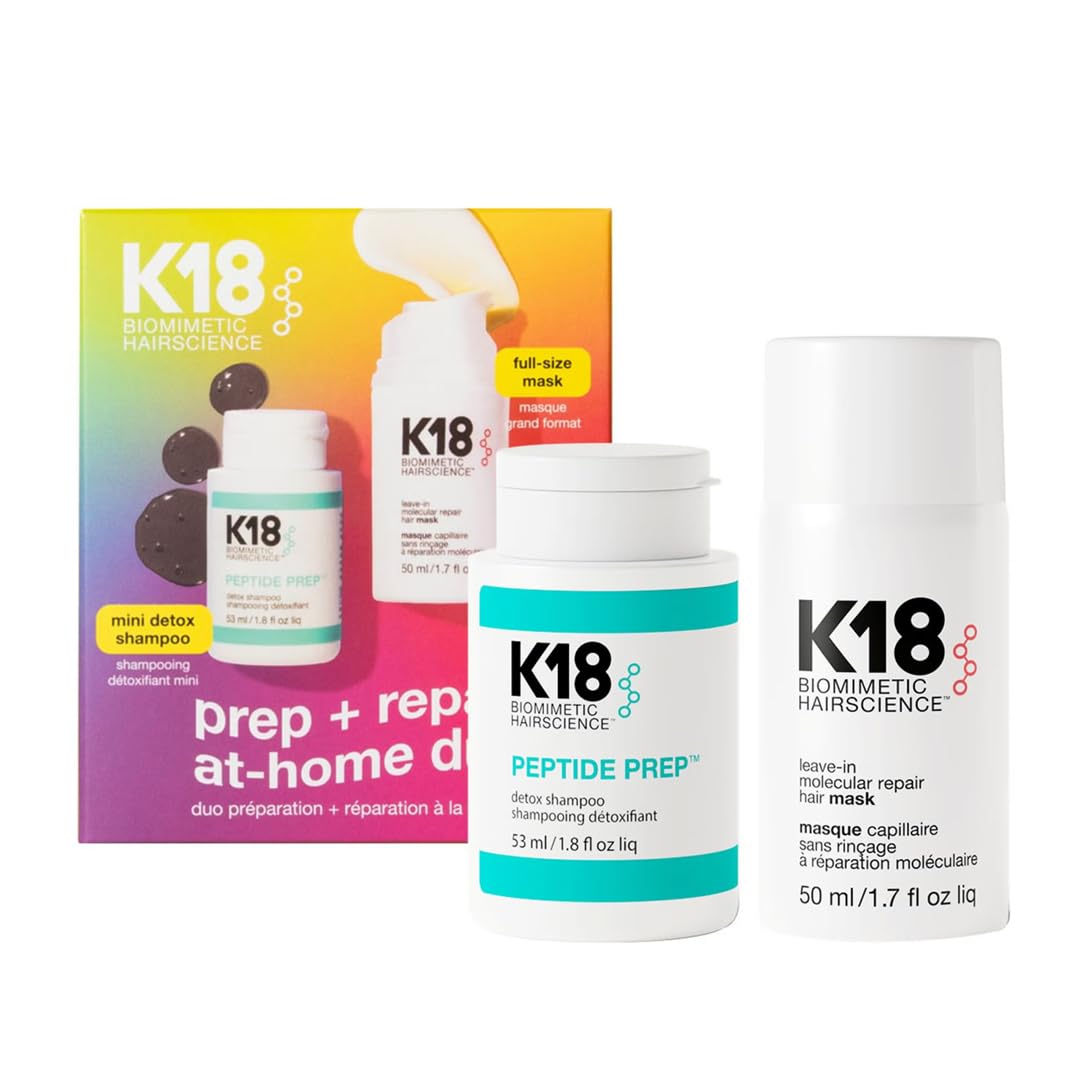 K18 Prep + Repair Duo Pre Shampoo 50 ml + Mask 50 ml - Repair Kit
