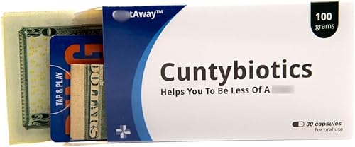 Pastillero para bromas, divertido regalo para adultos, divertida caja vacía que puedes llenar con ideas de regalo, bromea a tus amigos, familiares o