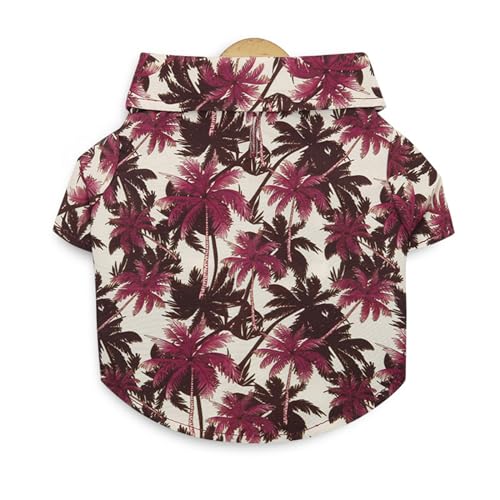 MALSSE Cómoda camisa de cuello con solapa y diseño de gatos dulces y perros, camisa de verano de secado rápido con estampado de hojas, camisas para ropa grande para verano, divertido para estampado de