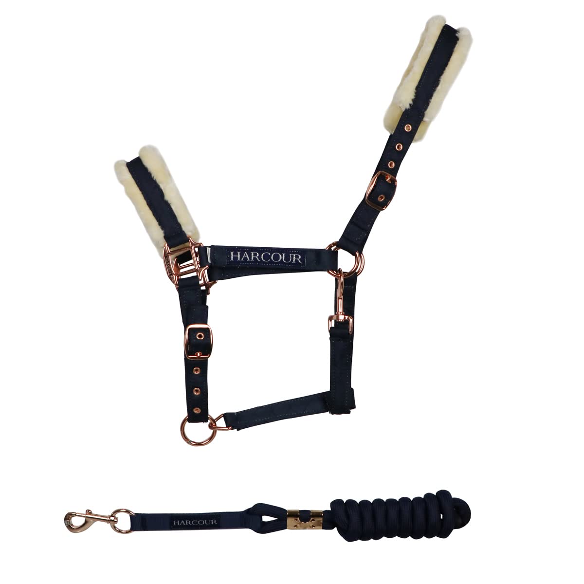 Amazon.co.jp: 乗馬用品 HARCOUR ホリー 無口 曳き手 セット