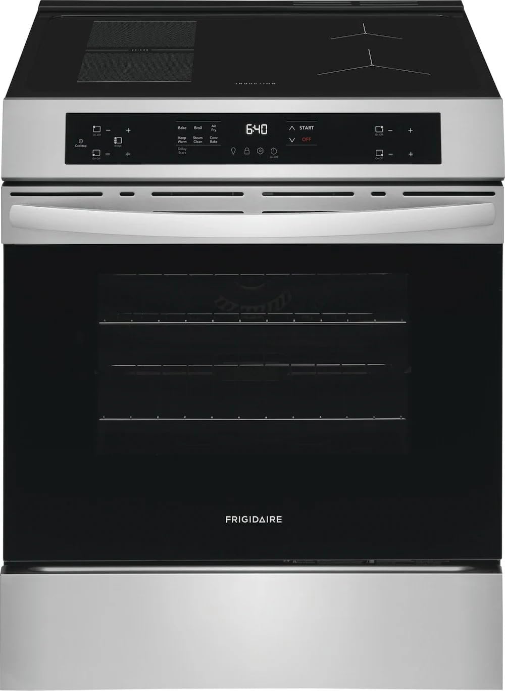 Frigidaire 30 in. 4 Element Front Control Induction Range in Stainless Steel with Air Fry
