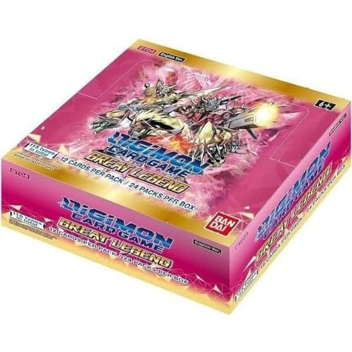 Digimon Card Game - Great Legend Booster Display BT04 (24 Packs) - EN