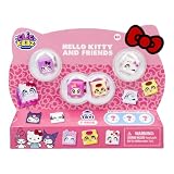 Clickeez Series 1 Hello Kitty & Friends 7-Pack | 7 Collectible Character Keyboard Keys Click and Clack | Create Your Own Keychain | Ages 6+