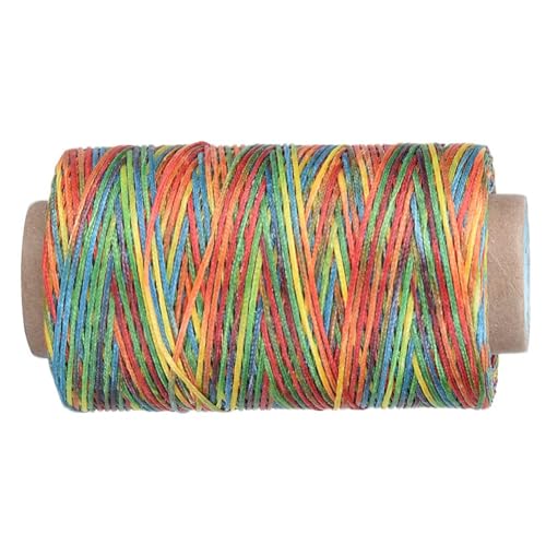 Hilo encerado para coser cuero, 1 mm, 250 m, poliéster miniatura 6