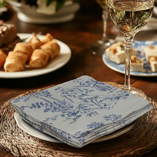 Cottoncraftcocktailnapkinssetof12frenchcountrytoileclothnapkins100cottonhappyhourbarnapkinbeveragenapkindessertnapkindrinksnapkinholidaypartygift10x10blue Urban Country Home Decor Cotton craft cocktail napkins set of 12 french country toile cloth napkins 100 cotton happy hour bar napkin beverage napkin dessert napkin drinks napkin holiday party gift 10×10 blue urban country home decor