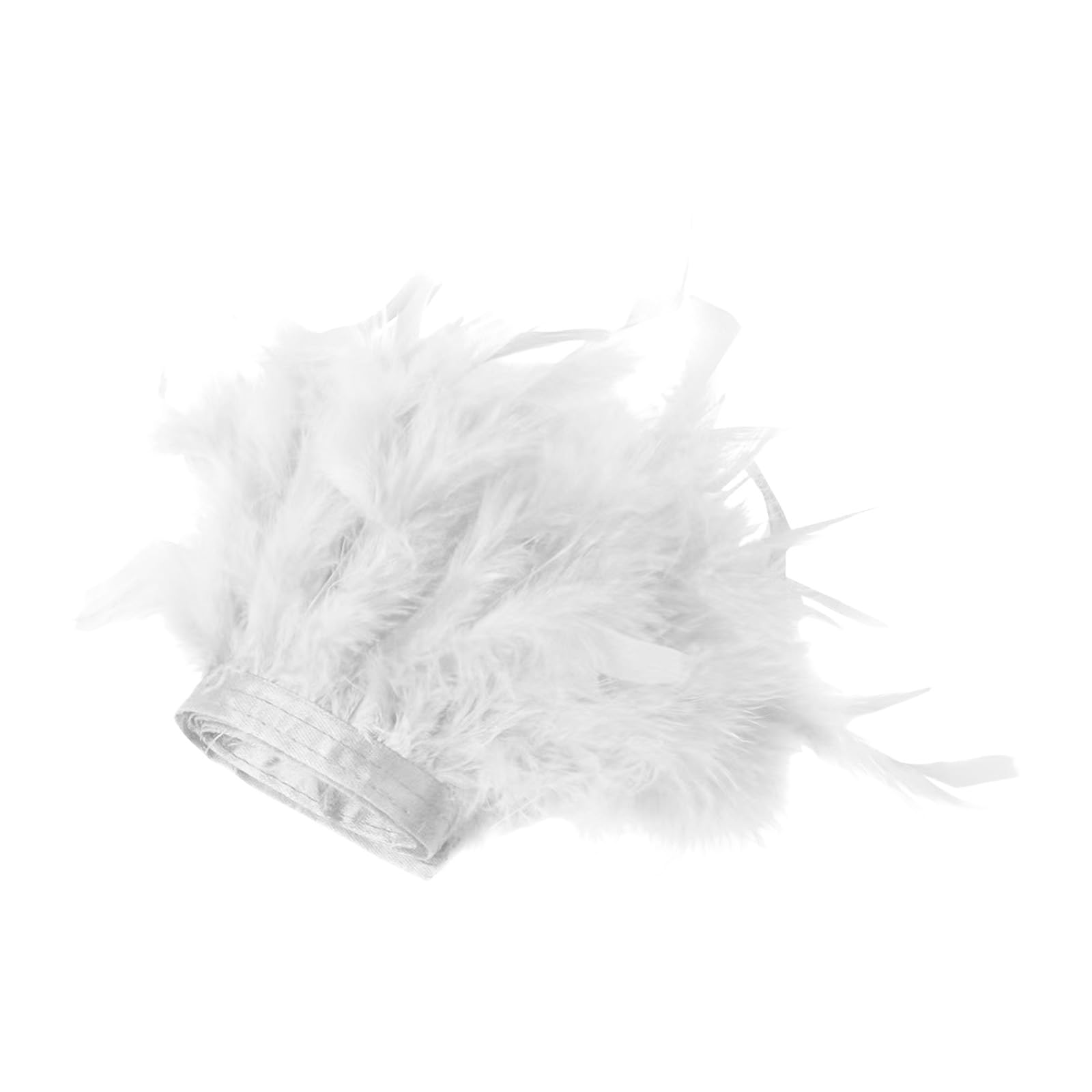 MICFENY Adjustable Feathered Wrist Cuffs Sleeves Soft Decorative Arm Covers for Dance Costume Props For Festival