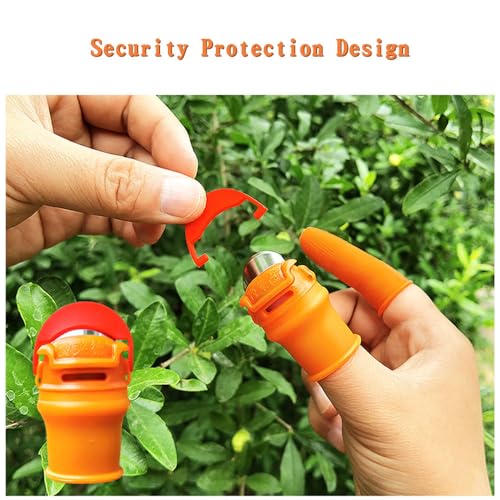 Set de 12 cuchillas de pulgar de silicona para jardinería miniatura 4