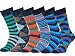 Easton Marlowe Men's Colorful Patterned Dress Socks - 6pk #17, neutral colors - 43-46 EU shoe size