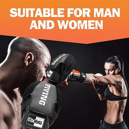 Image of Boxing Pads for Muay Thai,Punching,Sparring,Training,Focus Mitts | Focus Mitts, Curved Punch Mitts, For Martial Arts, Boxing Training, For Karate, Kickboxing, Taekwondo,for men and women