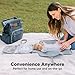 KeaBabies Portable Diaper Changing Pad - Large Waterproof Baby Changing Mat, Compact Travel Diaper Clutch, Functional Pockets Fit Newborn Essentials, Wipeable & Padded Baby Changer (Gray Mod)
