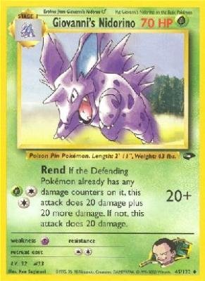 Giovanni's Nidorino - Gym Challenge - 45 [Toy]