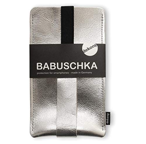 dekoop BABUSCHKA - Funda para iPhone 6 y otros piel auténtica plata Dekoop Cover