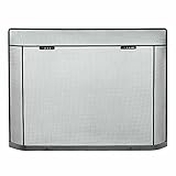 Pantallas para chimeneas Pantalla para chimeneas con Revestimiento Negro Tradicional Minuteman - 44" WX 33" H Pantalla para chimeneas Pantallas Planas para chimeneas Hermosos paisajes Decorativos