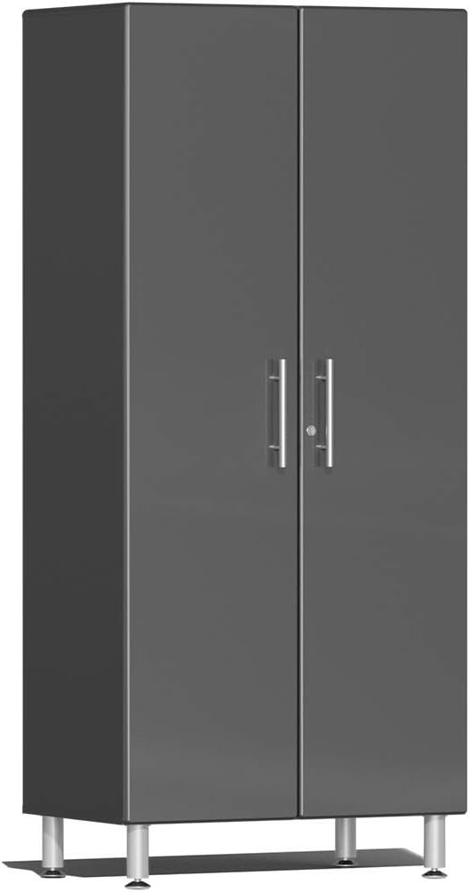 Ulti-MATE UG21006G 2-Door Tall Garage Cabinet in Graphite Grey Metallic