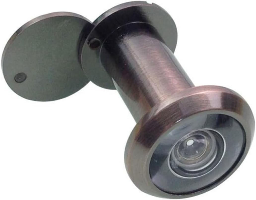 jojofuny 2pcs Door Peep Hole Viewer Vision Large Angle Door Viewer Material for Home Office Hotel Safety