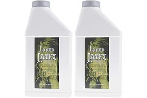 Liquid Latex Movie Makeup for Halloween Special Effects (2-Pack, 16 Oz Each)