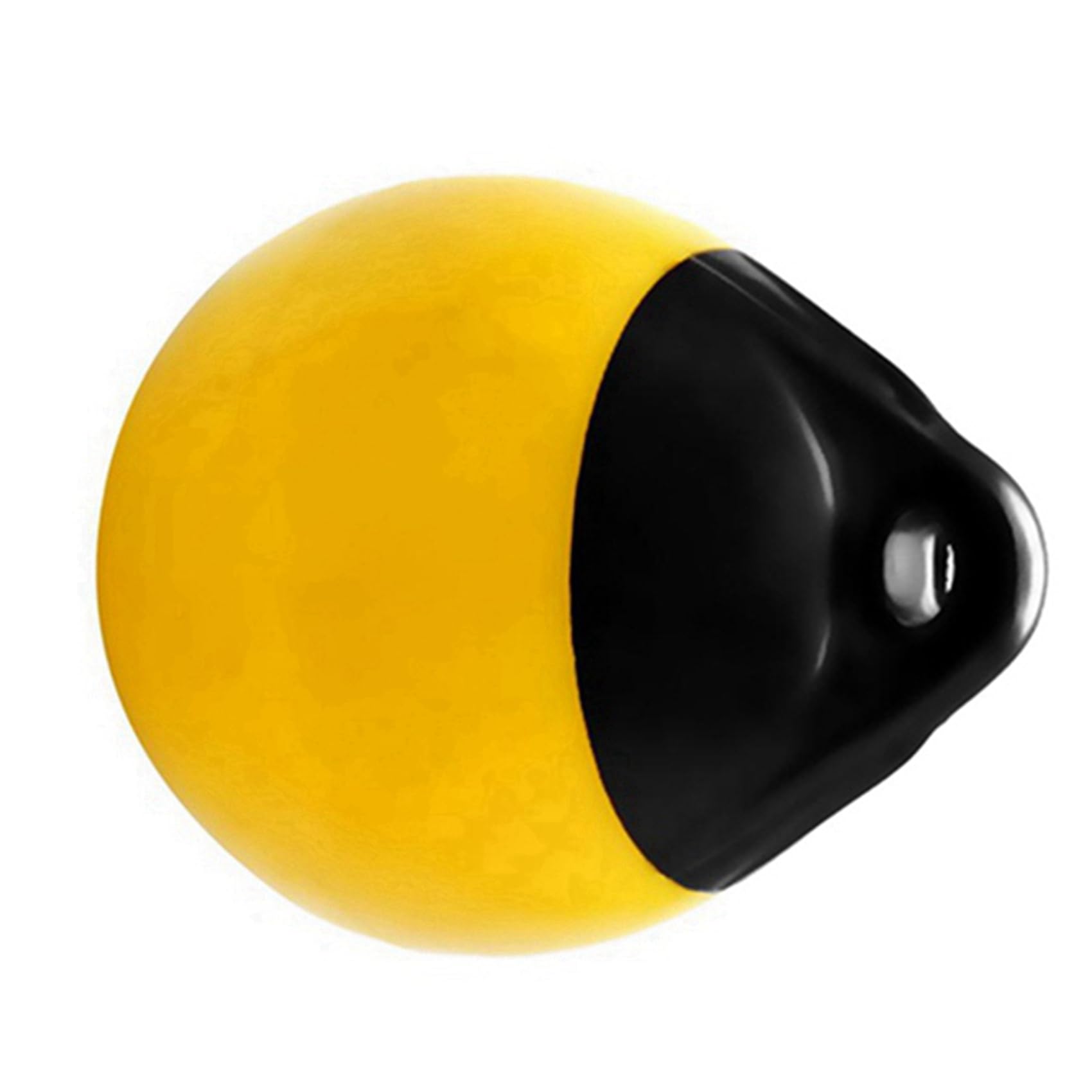 Lot de 5 bouées d'ancrage rondes en PVC robuste pour bateau - Bouée de protection gonflable - Jaune