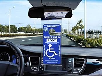 Amazon | ハンディキャップパーキングプラカードホルダー、超