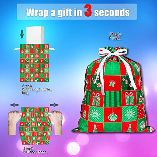 CASPLUS Christmas Drawstring Gift Bags (38PCS) - Image 6