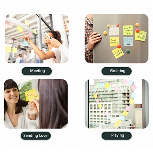 Image of 2000 Pcs Colorful Rectangle Sticky Notes and Flags for Students and Teachers