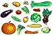 Story Time Felts 17 Piece Vegetable PRECUT Felt Flannel Board Figures Set
