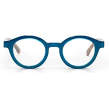 eyebobs - TV Party | Premium Reading Glasses for Men and Women | Round Frame for Average Faces | Available in 0.0x - 4.0x
