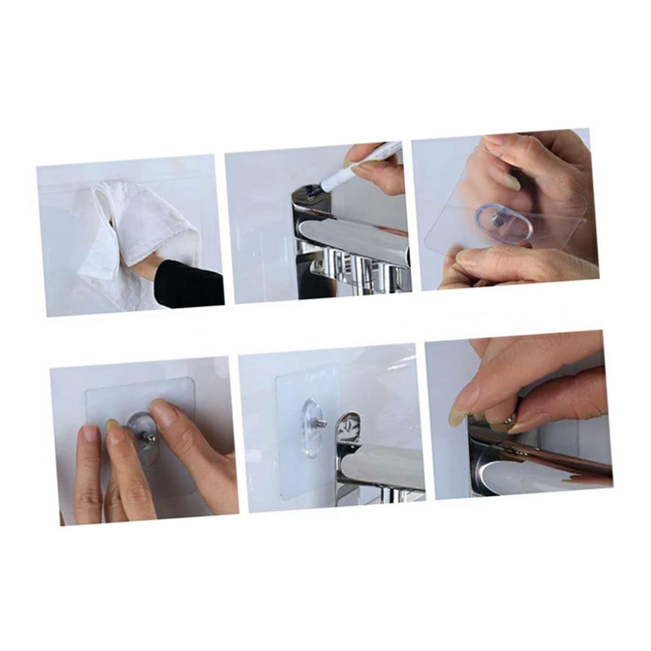 VALICLUD Mensola Angolare Doccia in Acciaio Inox Serie 906b, Singolo | Montaggio a Parete, Design Removibile, Finitura Argento, Uso in Angolo Bagno