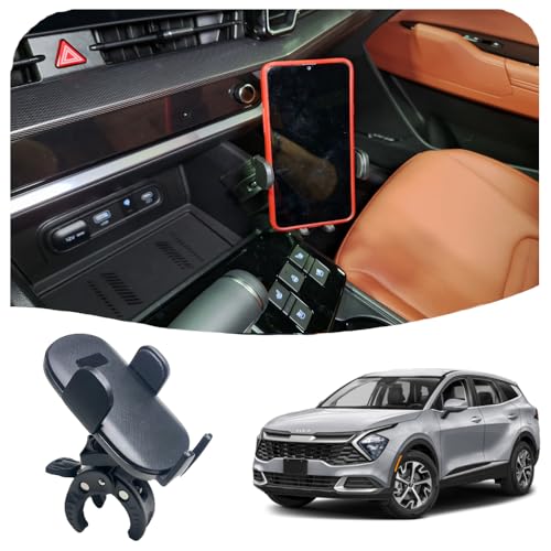 Phone Mount for Kia Sportage 2022-2025 Dashboard | Magnetic or Compatible with magsafe (1 Press Release Cradle Clamp)