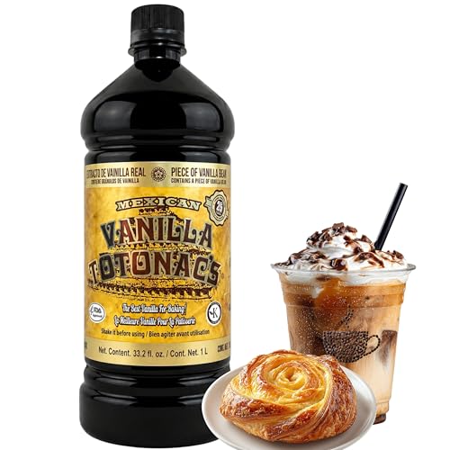 Mexican Vanilla Totonac's Pure Vanilla Flavoring, 33.2 Fluid Ounce