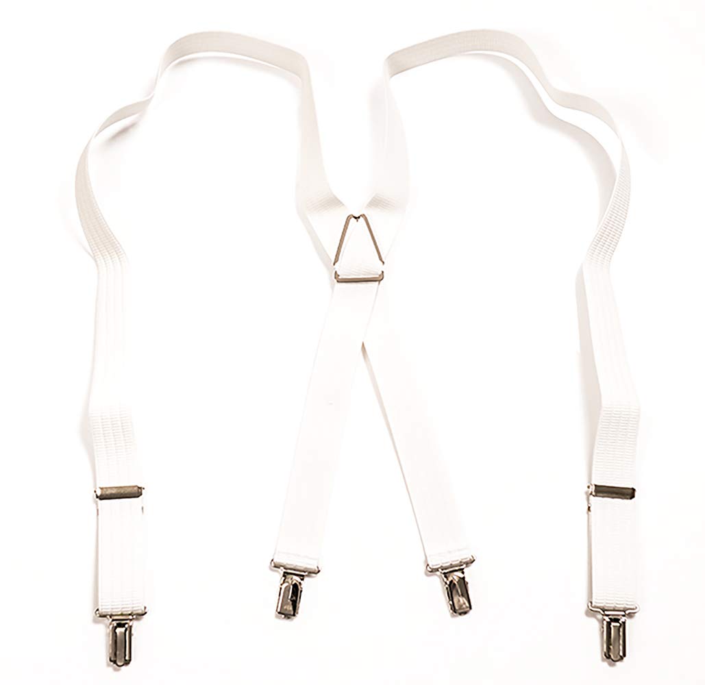 X-Back Style with Metal Clips Suspender for Men (Wedding/Business) : Made in Japan