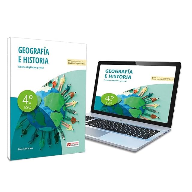 Portada de Diver Geografia e Historia 4º ESO