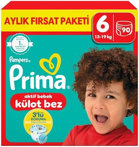 Prima Külot Bebek Bezi 6 Beden 90 Adet - Görsel 1