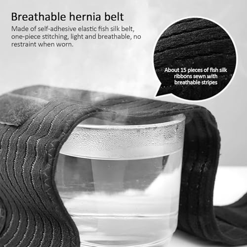 Faja para hernia para hombre soporte ajustable talla L miniatura 4