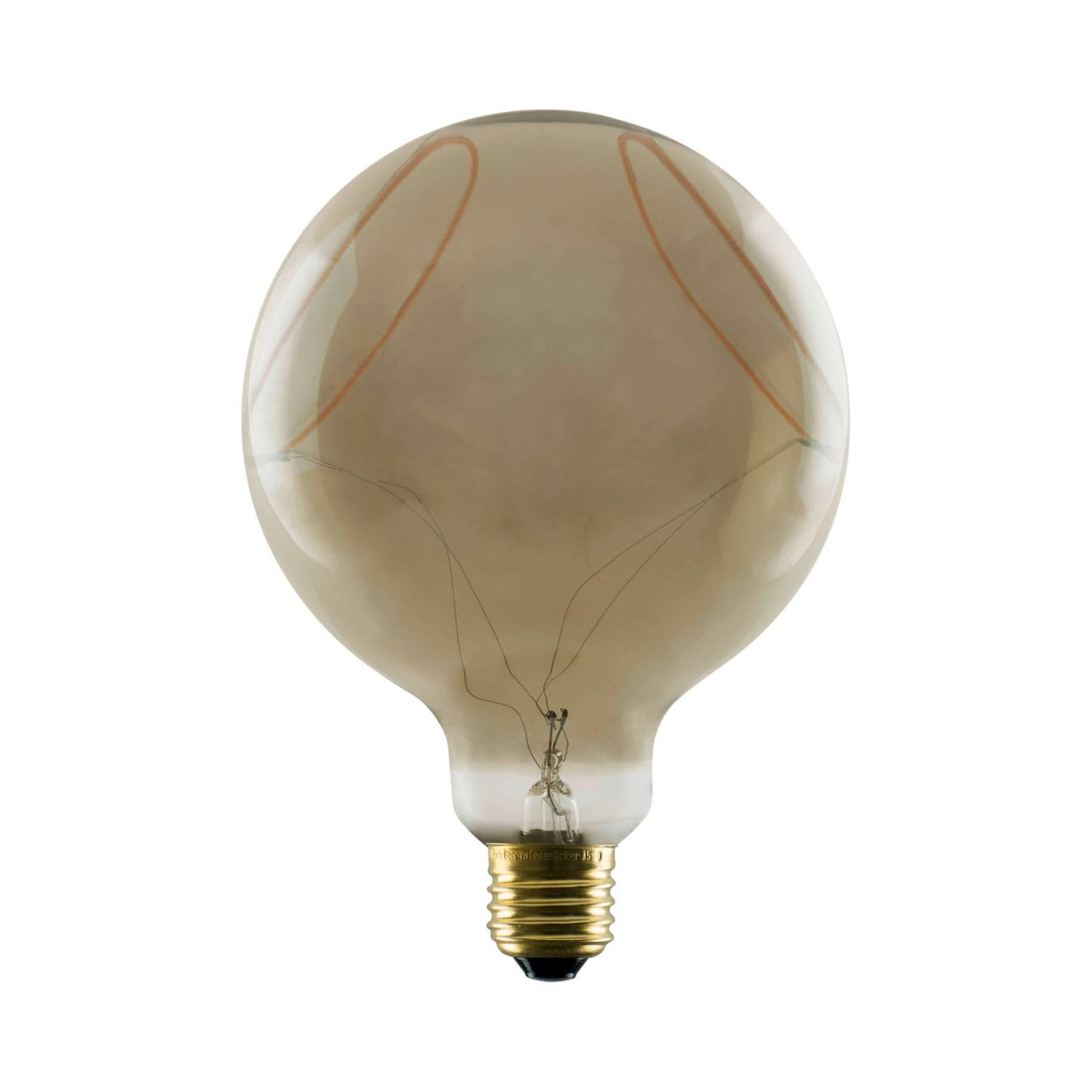 SLV LED Globe 125 Two Crescent smokey E27
