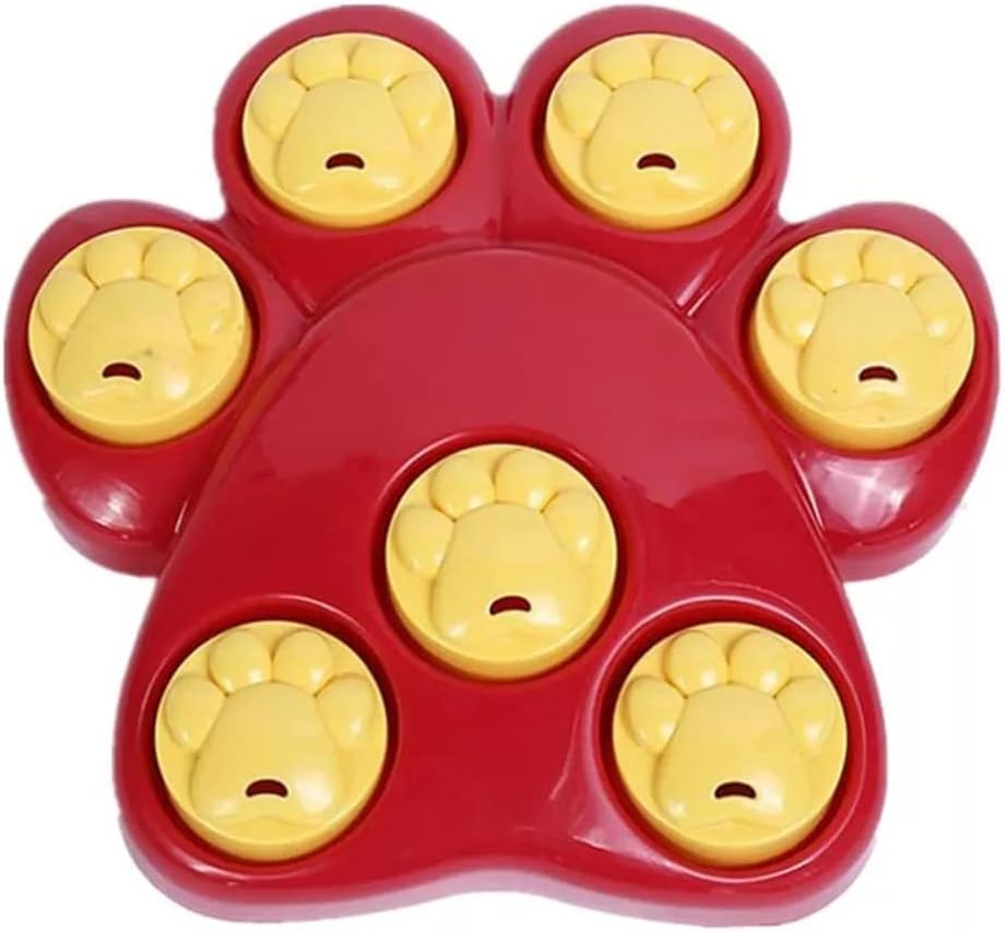 Pet Puzzle Toy IQ Treat Bowl, 2in1 Puppy Toys and Slow Food Bowl, Pet Intelligence Toys (Color : A, Size : 255cm)