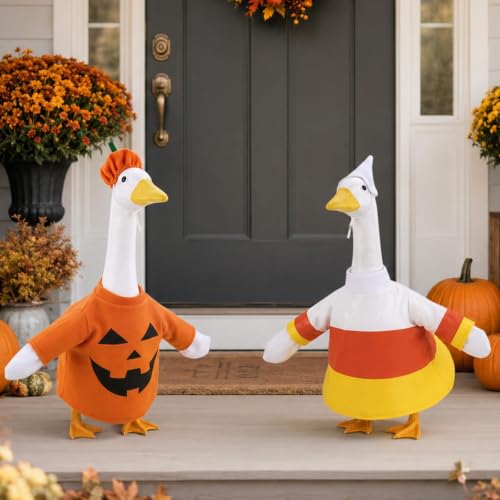 2 Set Porch Goose Halloween Outfit for 23 inch Geese works on these two - image 2