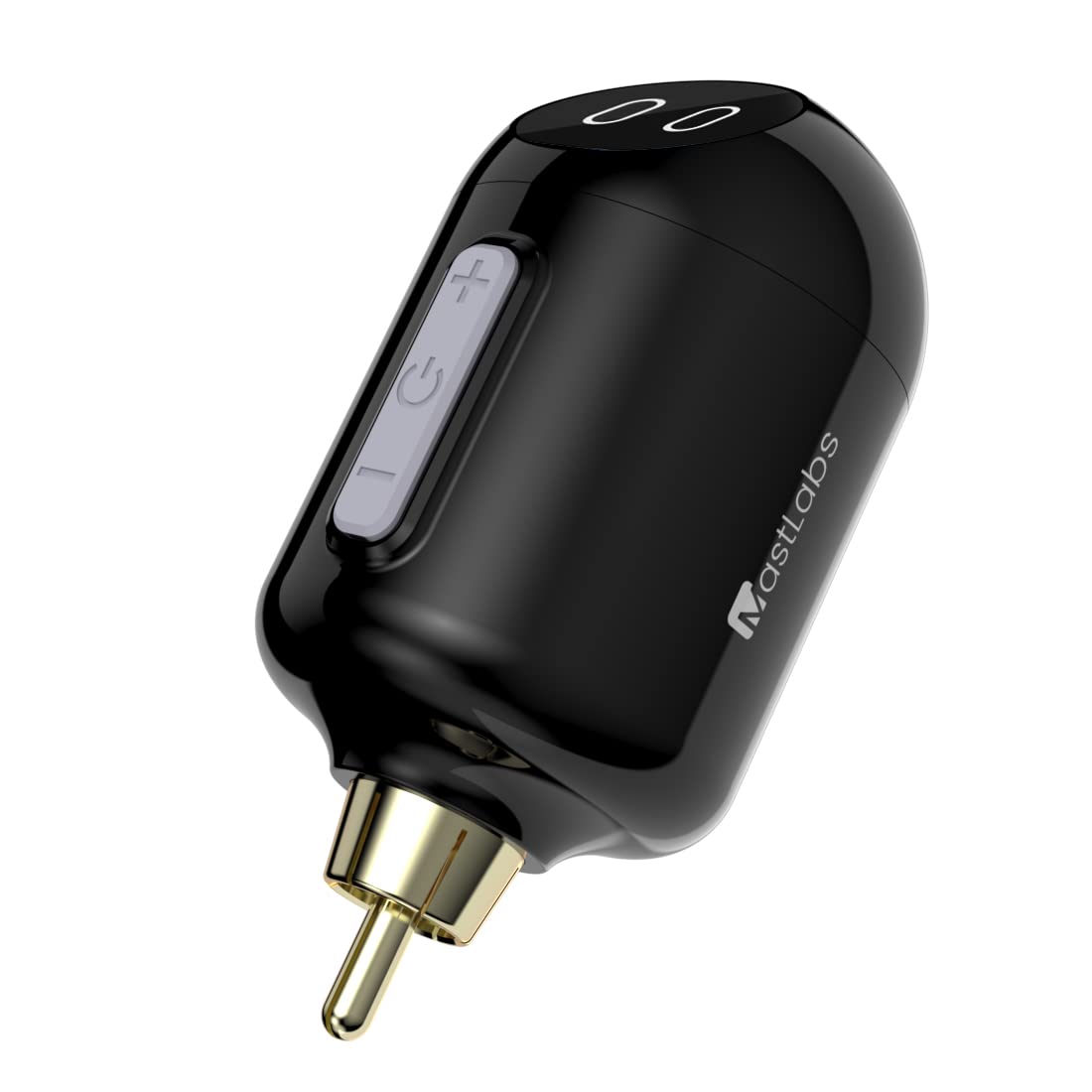 MastLabs Mast Airbot Wireless Battery Tattoo Power Supply Rechargeable USB OLED Digital Display RCA Connection for Tattoo Machine Pen (black)
