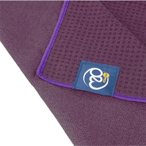 Yoga-Mad Grip Dot Yoga Towel, 183cm x 60cm, Non Slip Yoga Towel, Silicone Dots, Ideal for Hot Yoga & Pilates, Washable Grip Towel, Free Carry Bag - Image 4