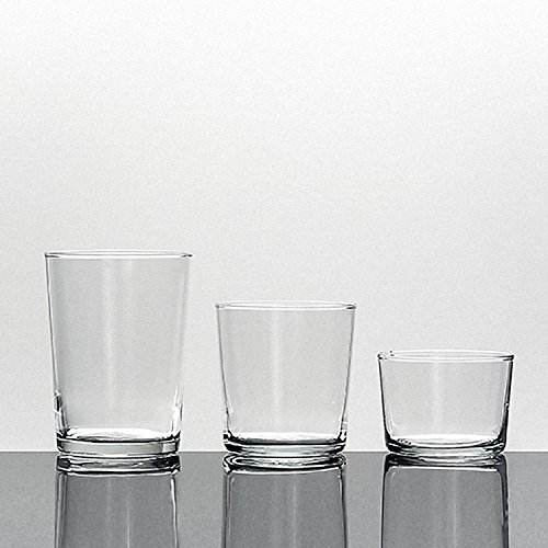 Bormioli Rocco Bodega Collection Glassware – Set Of 12 Maxi 17 Ounce Drinking Glasses For Water, Beverages & Cocktails – 17Oz Clear Tempered Glass Tumblers, Transparent #TOP3