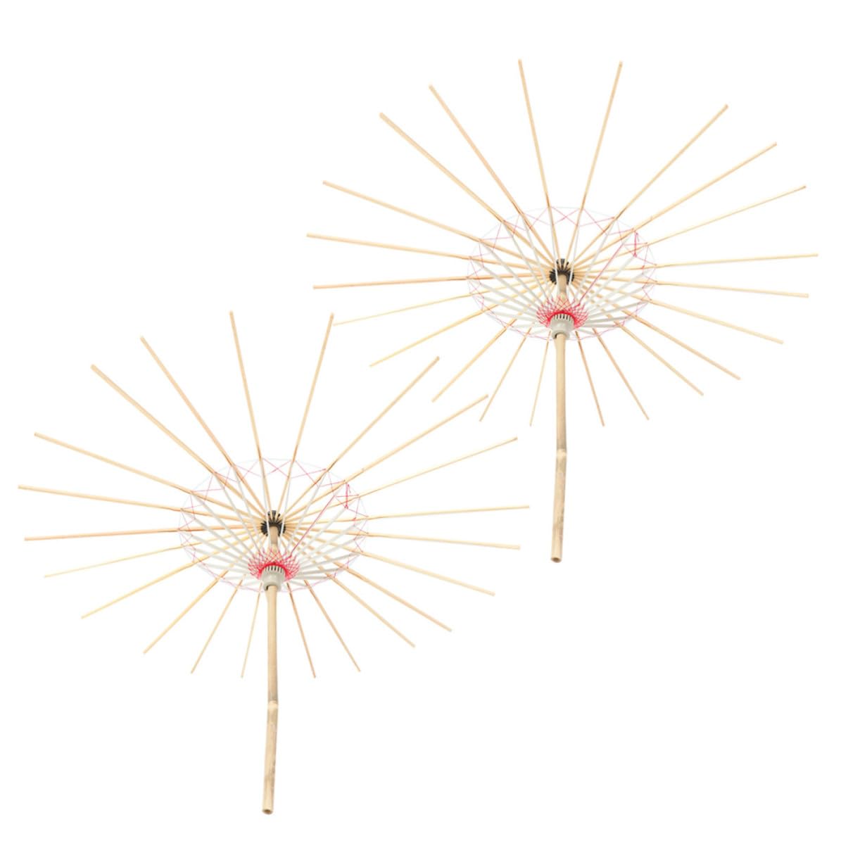 Soportes para paraguas de bambú decorativos de papel engrasado
