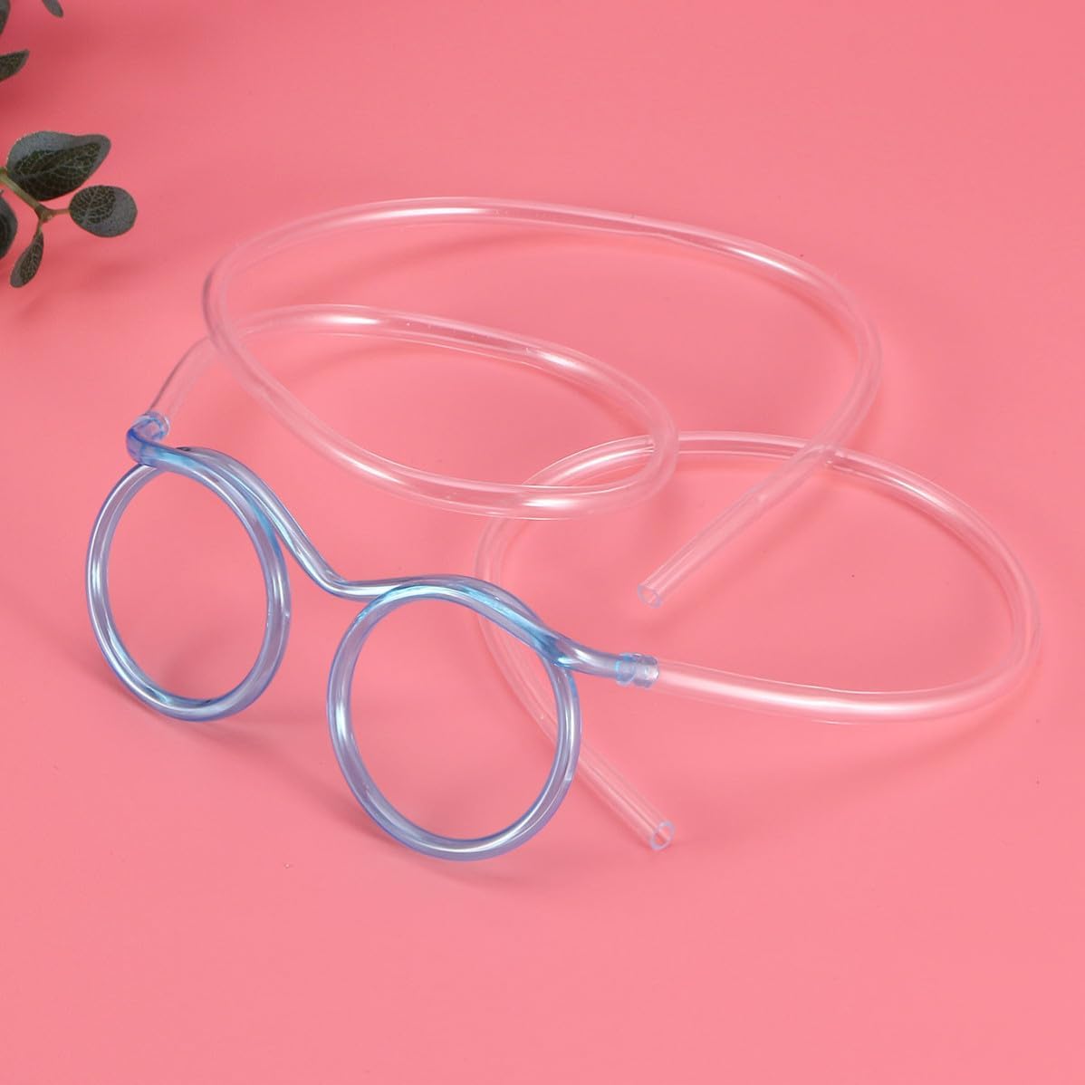 10pcs Fun Party Drinking Straw Eyeglasses DIY Tube
