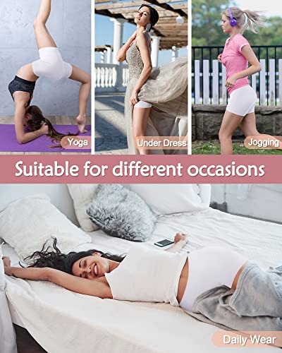 Image of Reamphy Slip Shorts for Under Dresses,Women Smooth Boyshorts Panties Comfortable Soft Anti-chafing Shapewear Shorts