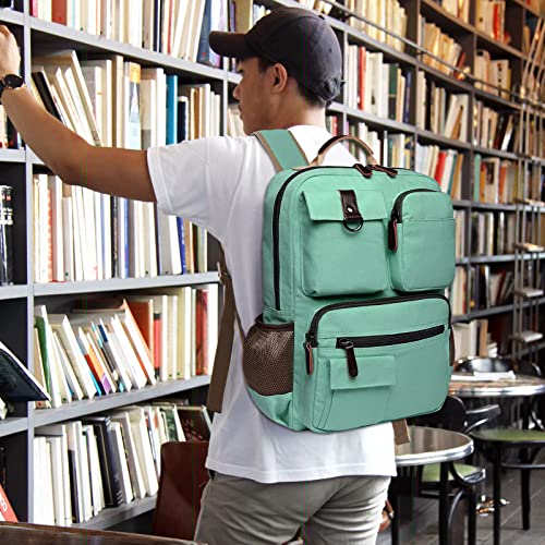 Camtop 6024 School Backpack Vintage Canvas Laptop Backpacks Men Women Rucksack Bookbags Travel  thumb #8