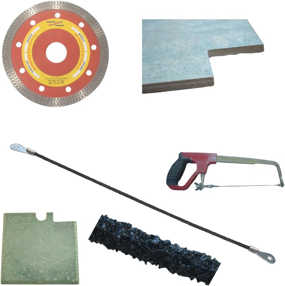 Tile Cutter for Ceramic Tiles with Blades for Cutting Corners Notches and Around Outlets in Ceramic Marble and Porcelain Red